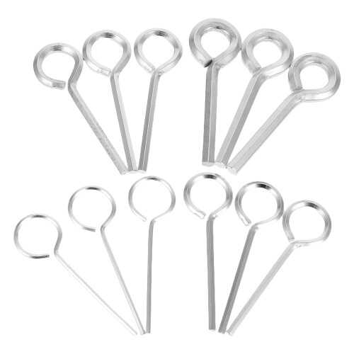 36Pièces Hexagonales Multi-Usages Argentées Pour Usage 1