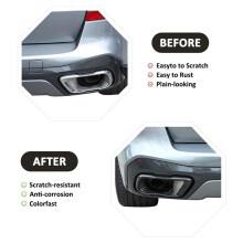 Carbon Fiber Tail Muffler Exhaust Pipe Output Cover for X5 X6 X7 G05 G06 G07 2019-2022 M Sport Version Accessories