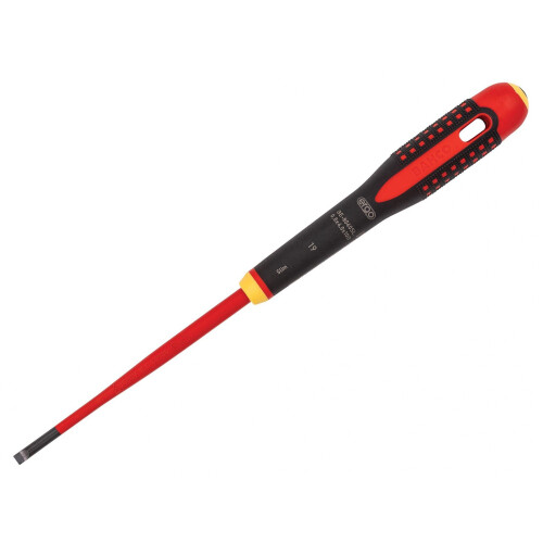 Bahco Bahco Ergo Slim Vde Insulated Screwdriver, Slotted
