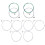 5Ensembles Cordes Remplacement Guzheng Métal Pur Son Durable 3