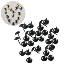 600Pcs Plastic Thumb Tacks Black Push Pins for Home and School Boards
