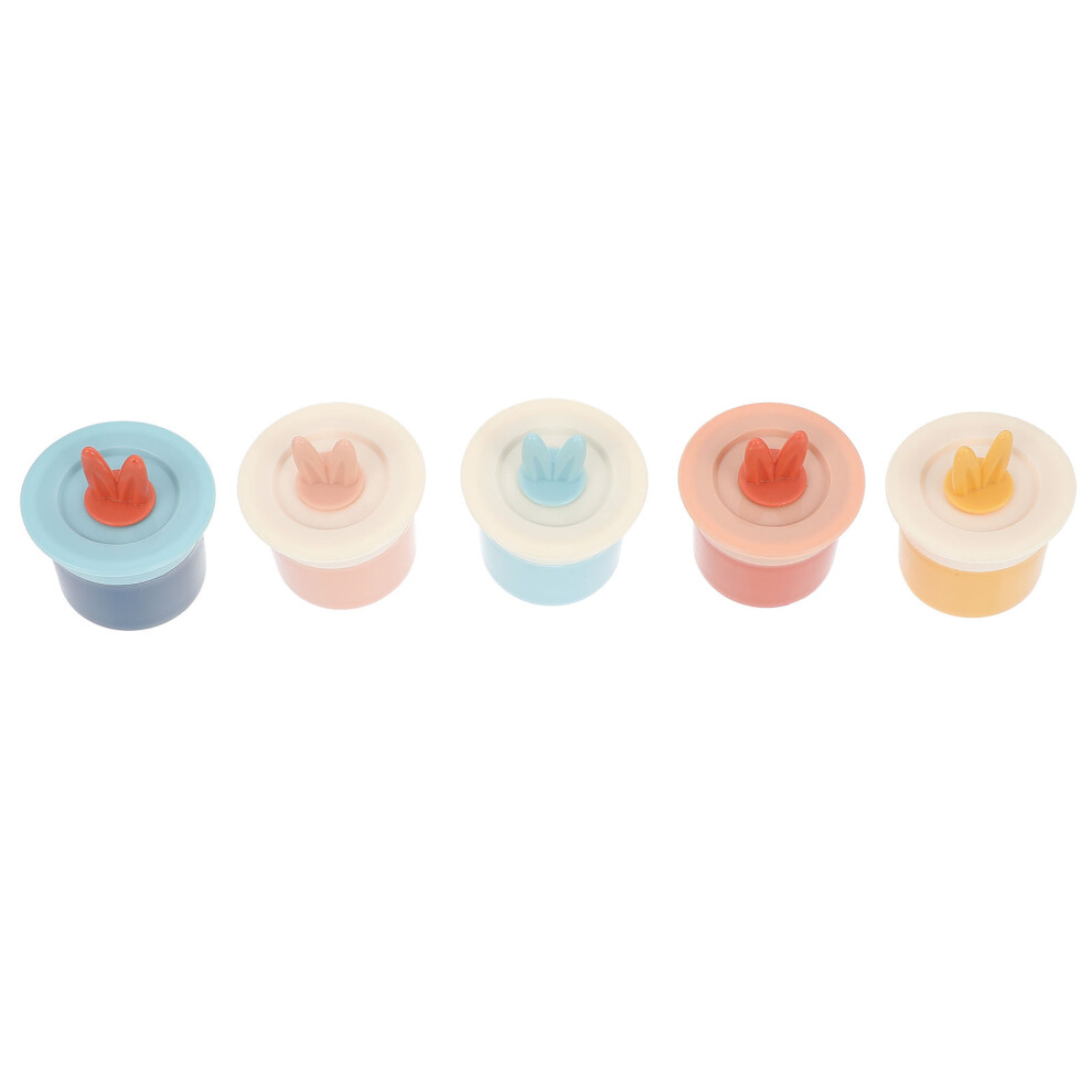 Totority 10Pcs Bathroom Foaming Bottles Durable Pp Material Facial Cleaner Tool
