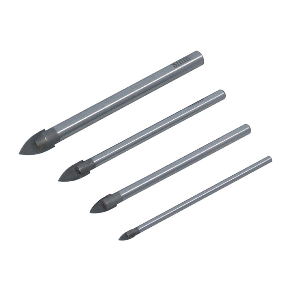 Amtech Glass & Mirror Drill Bit Set 4Pk - One Colour - Image 2