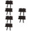 6Pcs Waterproof PU Motorcycle Side Tools Storage Box Brown 8