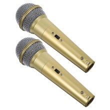 10Pièces Microphones Accessoires Plastique Décoration Performance