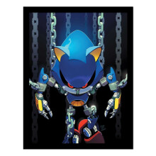 Sonic The Hedgehog Chain Framed Poster