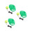 3Ensembles Entraîneur Tennis Simple À Élastique Vert Sport 8