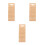 3Pcs Bamboo Washboards with Wave Pattern Khaki Handwash Laundry Boards 7