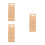 3Pcs Bamboo Washboards with Wave Pattern Khaki Handwash Laundry Boards 9