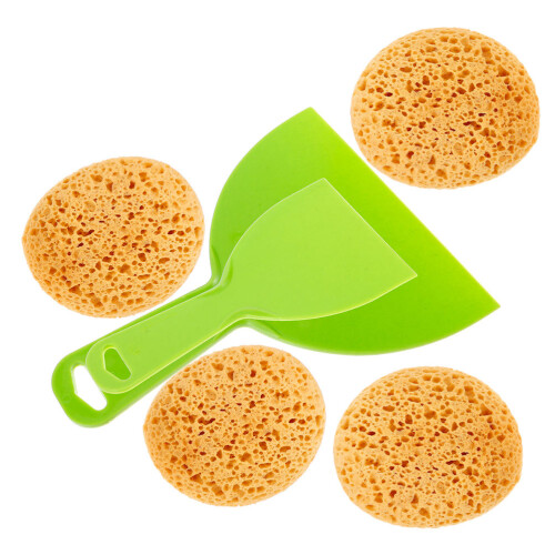 4Sets Easy-Clean Texture Sponges for DIY Wall and Ceiling Decoration 2