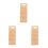 3Pcs Bamboo Washboards with Wave Pattern Khaki Handwash Laundry Boards 6
