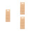 3Pcs Bamboo Washboards with Wave Pattern Khaki Handwash Laundry Boards 10