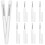 30Pcs Soft Silicone Lip Brushes White for Lip Balm Gloss and Makeup 1