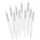30Pcs Soft Silicone Lip Brushes White for Lip Balm Gloss and Makeup 2