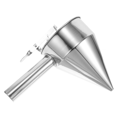 2Pcs Stainless Steel Kitchen Funnel Pancake Maker Dispenser for Baking