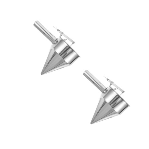 2Pcs Stainless Steel Kitchen Funnel Pancake Maker Dispenser for Baking 2