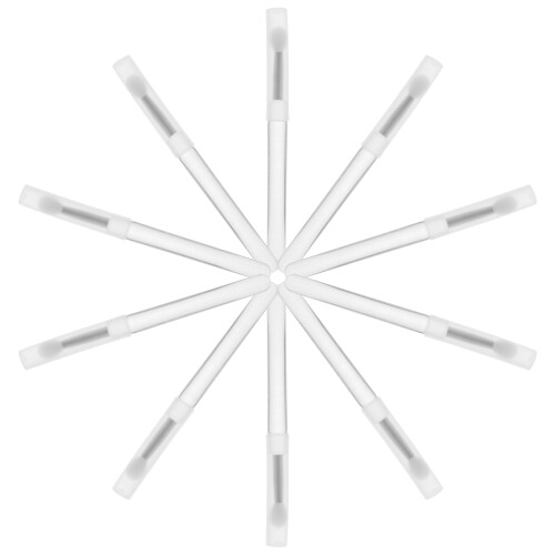 30Pcs Soft Silicone Lip Brushes White for Lip Balm Gloss and Makeup 2