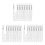 30Pcs Soft Silicone Lip Brushes White for Lip Balm Gloss and Makeup 8