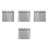 400Pièces Pinceaux Nylon Jetables Accessoire Noir 9