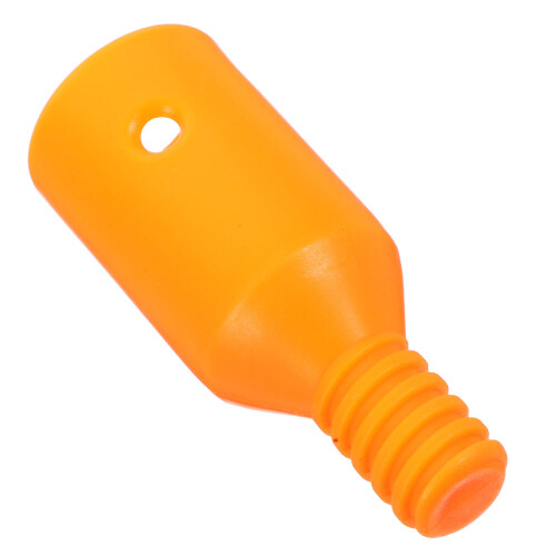 2Pièces Kit Remplacement Manche Mop Plastique Orange Polyvalent 2