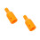 2Pièces Kit Remplacement Manche Mop Plastique Orange Polyvalent 9