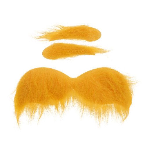 3Ensembles Kit Barbe Fausse Pour Décoration Et