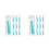 20Pièces Outil Retire Lentilles Silicone Vert Clair Portable Doux 10