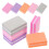 100Pcs Manicure Sponge Nail Buffer Blocks Durable Assorted Color Files 6