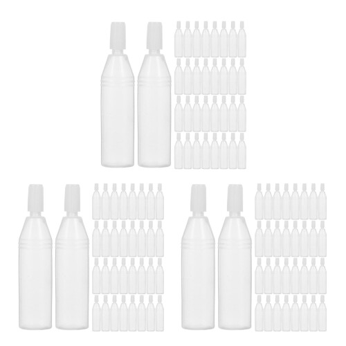 300Pièces Petites Bouteilles Voyage Pe Bouchon Pour 2