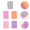 100Pcs Manicure Sponge Nail Buffer Blocks Durable Assorted Color Files 8