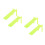 4Pcs Physics Teaching Inclined Plates Plastic Slopes for School Use 3
