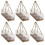 10Pcs Golden Egg-Yolk Puff Packing Boxes with Handle for Cake Shops 1