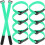 125Pcs Green Elastic Yoga Mat Straps with Hook and Loop for Home Use 3