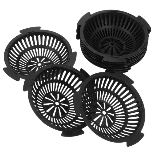20Pcs Black PP Plant Pot Grid Pads Planter Hole Mesh Mat Accessories 2