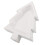 4Pcs Wooden Xmas Tree Plate White Dessert Serving Tray Multi-Purpose 3
