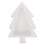 4Pcs Wooden Xmas Tree Plate White Dessert Serving Tray Multi-Purpose 9