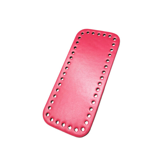 Base Rigide En Cuir PU Rose Pour Sac DIY Solide Élégante