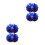 4Pièces Pompoms Portable Multicolores Pour Spectacles Animations 6