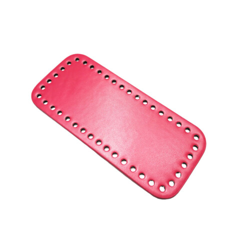 Base Rigide En Cuir PU Rose Pour Sac DIY Solide Élégante 2