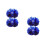 4Pièces Pompoms Portable Multicolores Pour Spectacles Animations 7