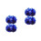 4Pièces Pompoms Portable Multicolores Pour Spectacles Animations 3