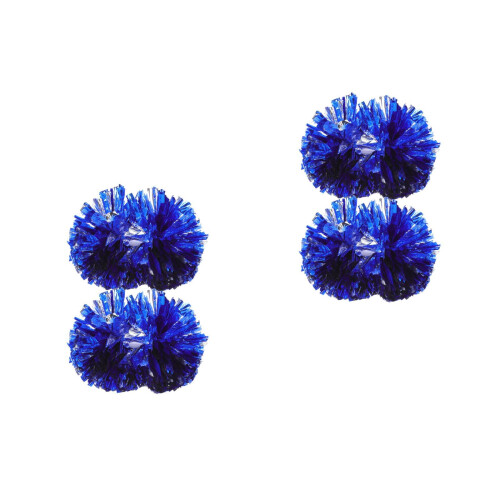 4Pièces Pompoms Portable Multicolores Pour Spectacles Animations 2