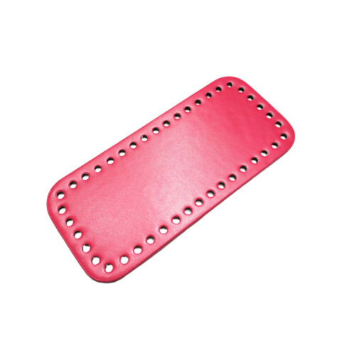 Base Rigide En Cuir PU Rose Pour Sac DIY Solide Élégante 1
