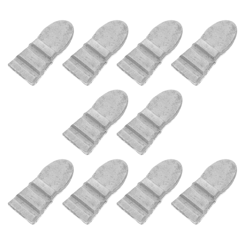 30Pcs Heavy Duty Steel Handle Wedges Silver For 3641285440326