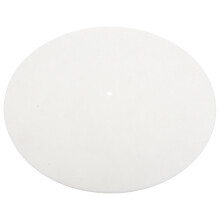 4Pcs Beige Felt Turntable Slipmats Vinyl Record Player Anti-Noise Mats