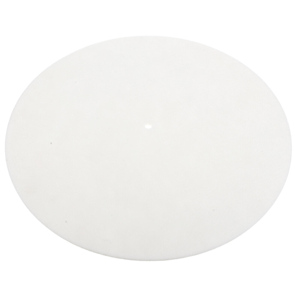 4Pcs Felt Turntable Slipmats Vinyl Record Player Anti-Noise Mats Beige 3641285459915