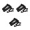 3Pcs Adjustable Electric Heated Handlebar Grips for Motorcycle Black 9