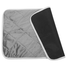2Pcs Self Heating Grey Cotton Pet Bed Pad for Home and Outdoor Use