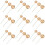 300Pcs Plastic Gold Orb Cake Toppers Sphere Cake Decorations 1
