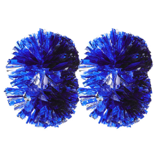 4Pièces Pompoms Portable Multicolores Pour Spectacles Animations 1